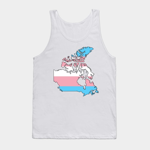 Canada Trans Pride! Tank Top by somekindofguru